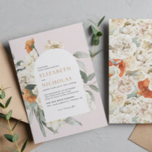 Boho Floral Greenery Botanische Hochzeit