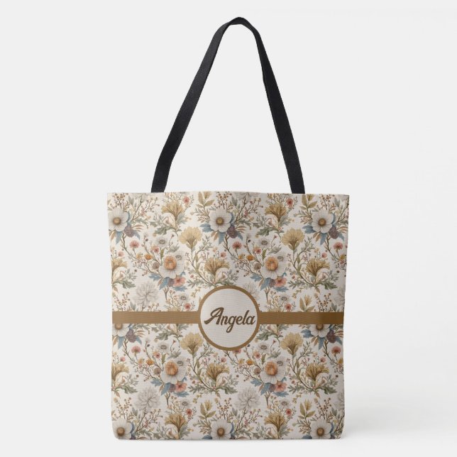 Boho Floral in Beige (Vorderseite)