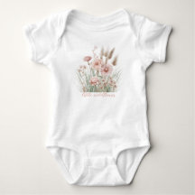 Boho Floral Infant Bodysuit