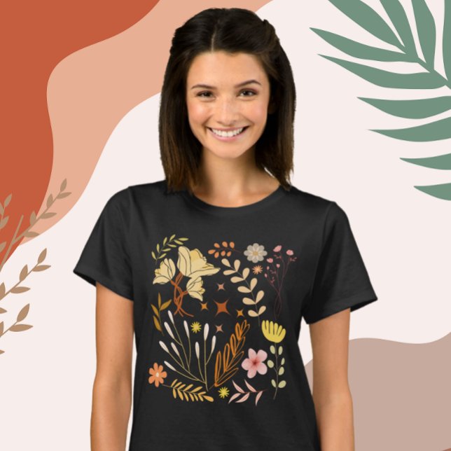 Boho Floral Inspiriert T-Shirt (Von Creator hochgeladen)