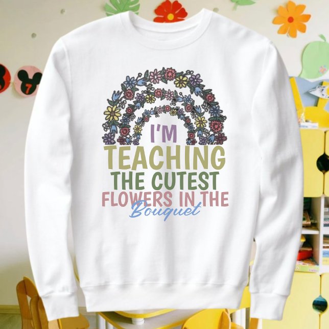 Boho Floral lehren Sweatshirt (Von Creator hochgeladen)