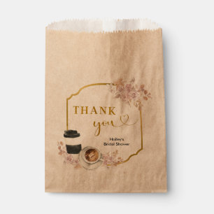 Boho Floral Liebe ist Kaffeepause Geschenktütchen
