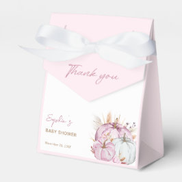 Boho Floral Little Pink Pumpkins Baby Dusche Geschenkschachtel