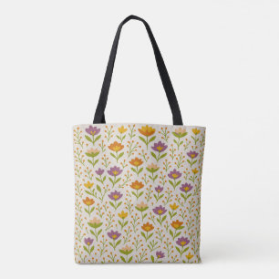 Boho Floral Muster Toe Bag Design