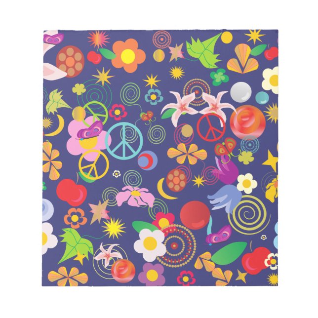 Boho floral notizblock (Vorderseite)