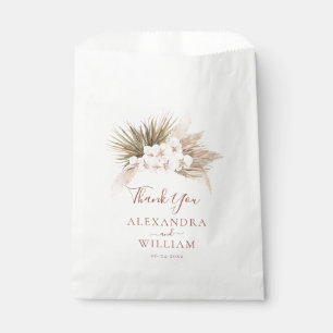 Boho Floral Pampas Grass Fall Rustikale Hochzeit Geschenktütchen