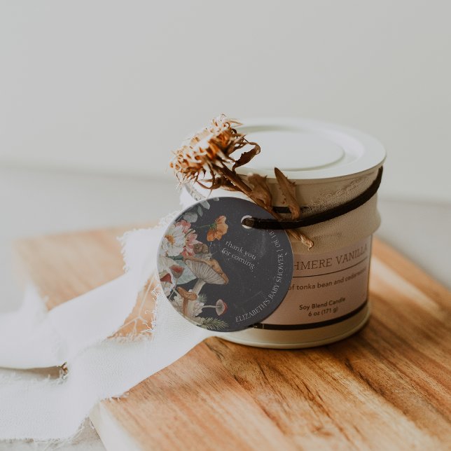 Boho Floral Pilroom Botanical | Babydusche Geschenkanhänger (Von Creator hochgeladen)