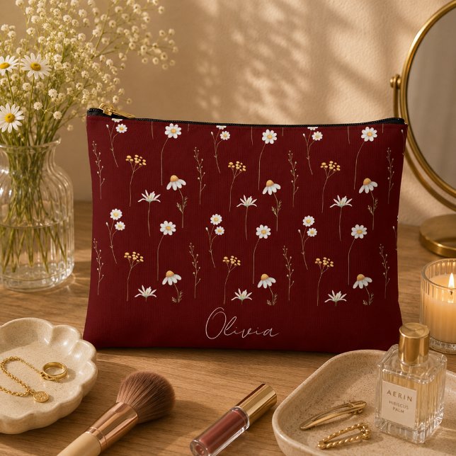 Boho Floral Rainbow Zubehörtasche (Von Creator hochgeladen)