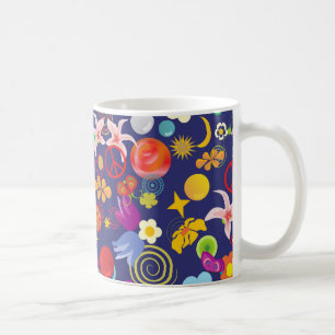 Boho floral tasse