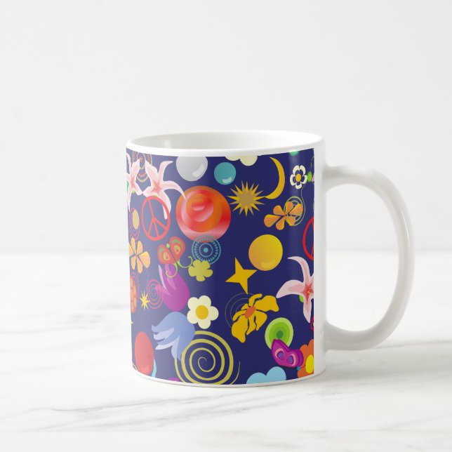 Boho floral tasse (Rechts)