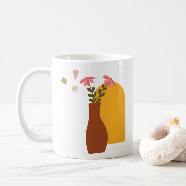 Boho Floral Tasse (Mit Donut)