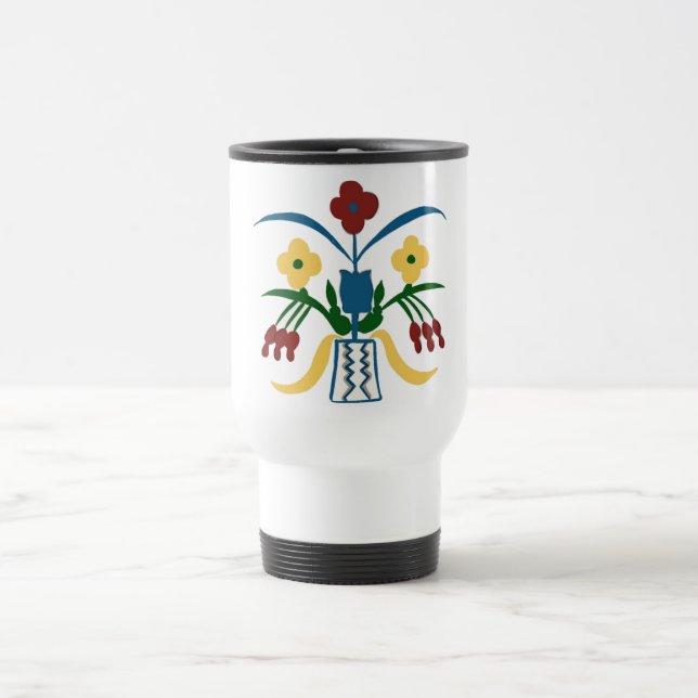 Boho Floral Tasse | Handgezeichnete Vibes (Mittel)