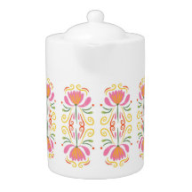 Boho Floral Tee Topf