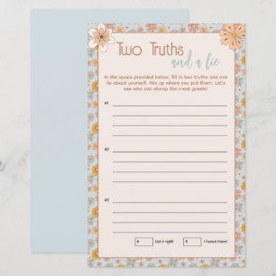 Boho Floral Two Trusts und ein Live Game