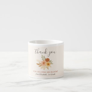 Boho Floral Watercolor Lehrer Vielen Dank Espressotasse