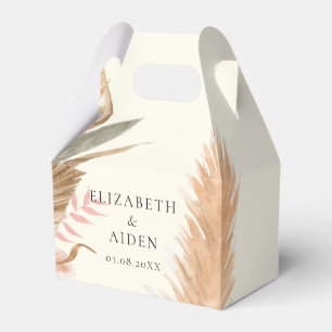 Boho Floral Wedding Box Geschenkschachtel