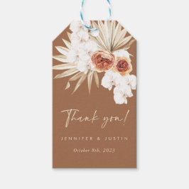 Boho Floral Wedding Gift Tags Geschenkanhänger