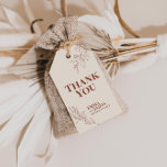Boho Floral Wedding Gift Tags Geschenkanhänger<br><div class="desc">Boho Floral Geschenketiketts zeichnen sich durch einen boho-Stil mit Blumenkunst und neutralen Erdfarben und Beige aus.</div>