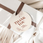 Boho Floral Wedding Gift Tags Geschenkanhänger<br><div class="desc">Boho Floral Geschenketiketts zeichnen sich durch einen boho-Stil mit Blumenkunst und neutralen Erdfarben und Beige aus.</div>