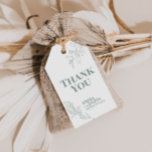 Boho Floral Wedding Gift Tags Geschenkanhänger<br><div class="desc">Boho Floral Geschenketiketts zeichnet sich durch einen boho Stil mit Blumenkunst und schlaue grüne Farbe aus. Auf hochwertigen Kartons gedruckt,  werden sie Ihre Gäste sicher beeindrucken und den Ton für Ihren besonderen Tag Set geben. Karo unserer Sammlung: https://www.zazzle.com/collections/floral_sage_green_wedding-119898373740526358</div>
