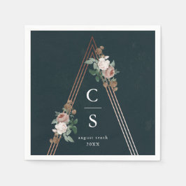 Boho Floral Wedding Serviette