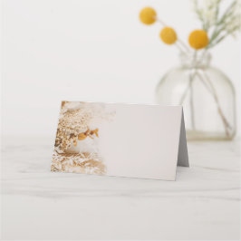 Boho Foral Hochzeit im Herbst Platzkarte