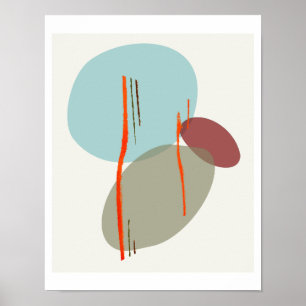 Boho-Formen Poster