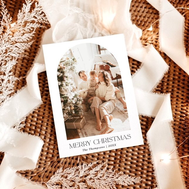 Boho Foto Christmas Card | Arted Holiday Card Einladung (Von Creator hochgeladen)