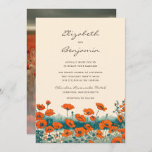 Boho Foto Floral Wildblume Wedding