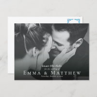 Boho Foto Save the Date mit marokkanischer Blue Ti