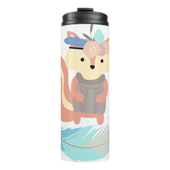Boho Fox Thermosbecher (Vorderseite)