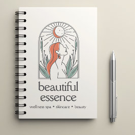 BOHO FRAMAN LOGO VERLASST MOON ARCH WELLNESS WELLN NOTIZBUCH