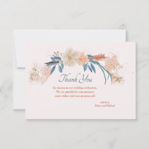 Boho Frame Dankeschön Card Dankeskarte