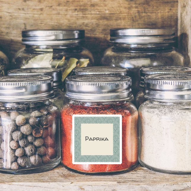 Boho Frame Gewürzmarken für Vinyl-Aufkleber mit So Aufkleber (Von Creator hochgeladen)