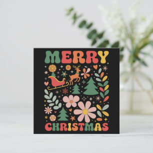 Boho Frohe Weihnachtsblumen Party Weihnachten Urla
