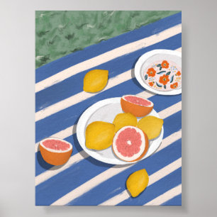 Boho Fruit Wall Art Poster