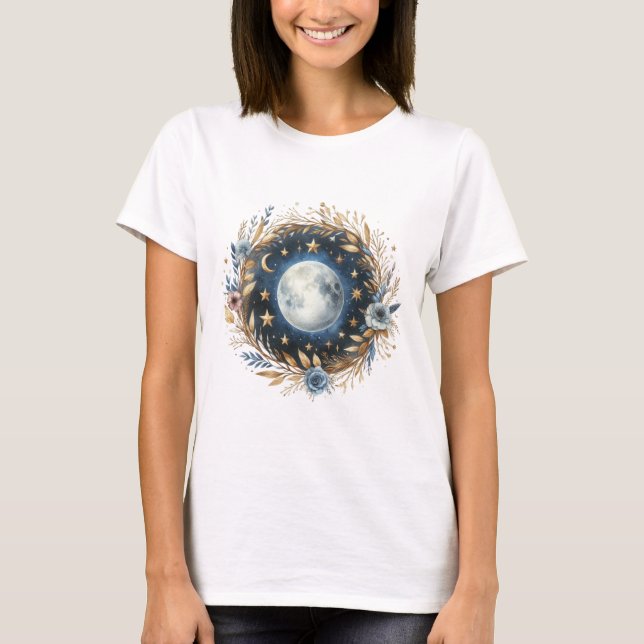 Boho Full Moon T-Shirt (Vorderseite)