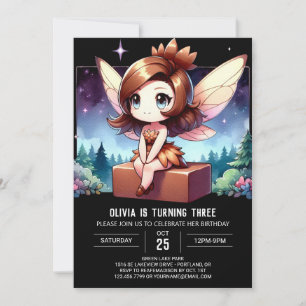 Boho Fun Fairy Birthday Einladung