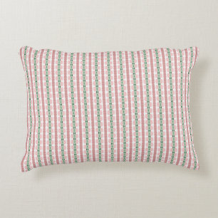 Boho Funky Retro Eclectic Pastel Christmas Streife Dekokissen