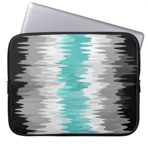Boho Funky Wavy Abstract Libramaculine Stolzflagge Laptopschutzhülle