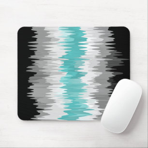 Boho Funky Wavy Abstract Libramasculine Stolzflagg Mousepad