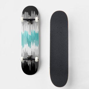 Boho Funky Wavy Abstrakt Libramasculine Prilag Skateboard