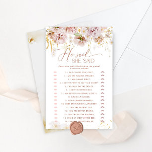 Boho garden Er sagte, sie sagte Brautparty