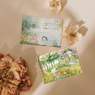 Boho Garden Wildblume   HochzeitsrSVP RSVP Karte