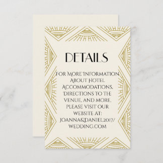 Boho Gatsby blank card Einladung