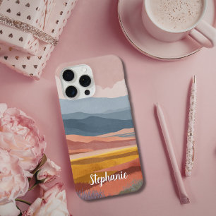 Boho-Gebirgslandschaft Farbiger Traum iPhone 15 Pro Max Hülle