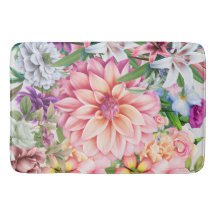 Boho gemischte Blütenlische Wildblumen Muster Somm