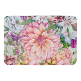 Boho gemischte Blütenlische Wildblumen Muster Somm Badematte