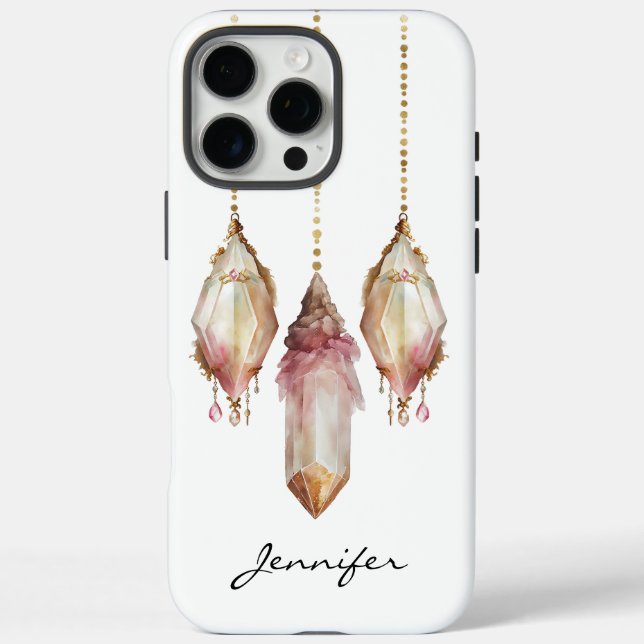 Boho Gemstone Native American iPhone Case-Mate iPhone Hülle (Rückseite)
