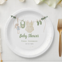 Boho Gender Neutral Vintag Baby Rustikale Dusche